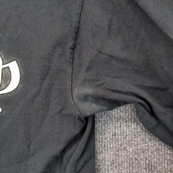 Rugby Elegant Violence Long Sleeve T-shirt Mens Medium Black Embroidered - Picture 11 of 14